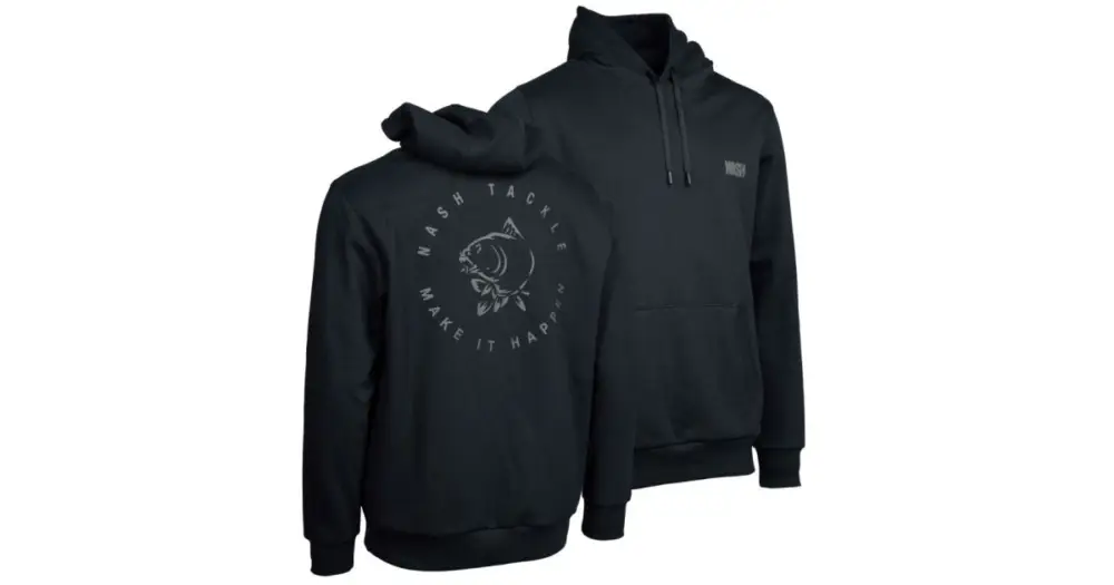 Nash Mikina Make It Happen Carp Logo Hoody Black - XL Akční Cena