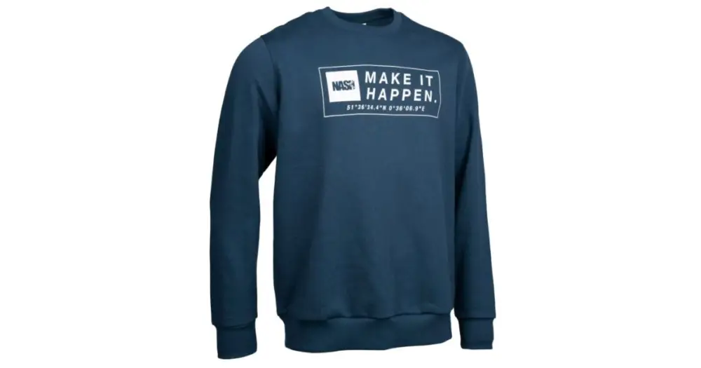 Nash Mikina Make It Happen Coordinates Jumper Navy Blue - XXL Tovární Cena