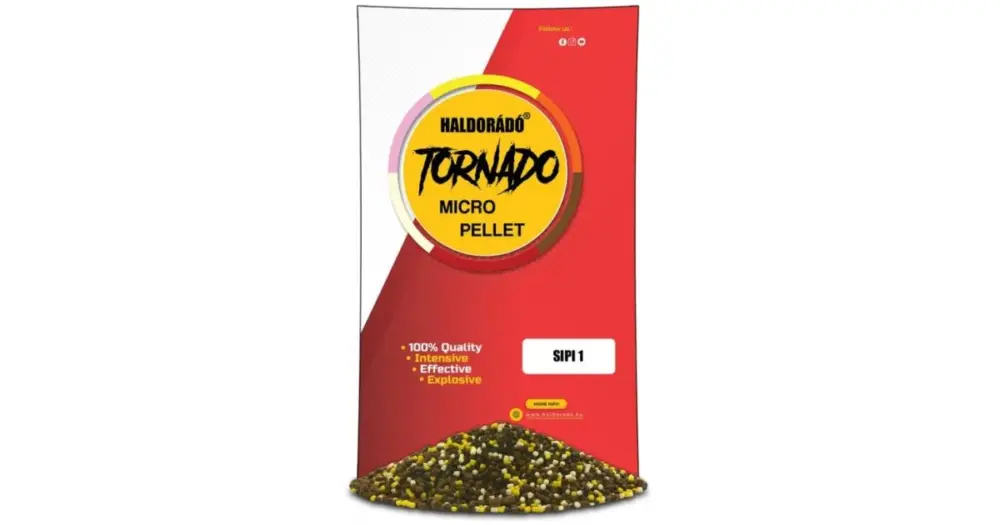 Hit Sezóny Haldorádó Pelety Tornado Micro Pellets 400 g 2 mm - Sipi1 Citron Máta