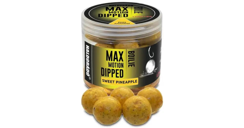 Haldorádó Dipované Boilies Dipped Max Motion 80 g 20 mm Vrácení Zdarma