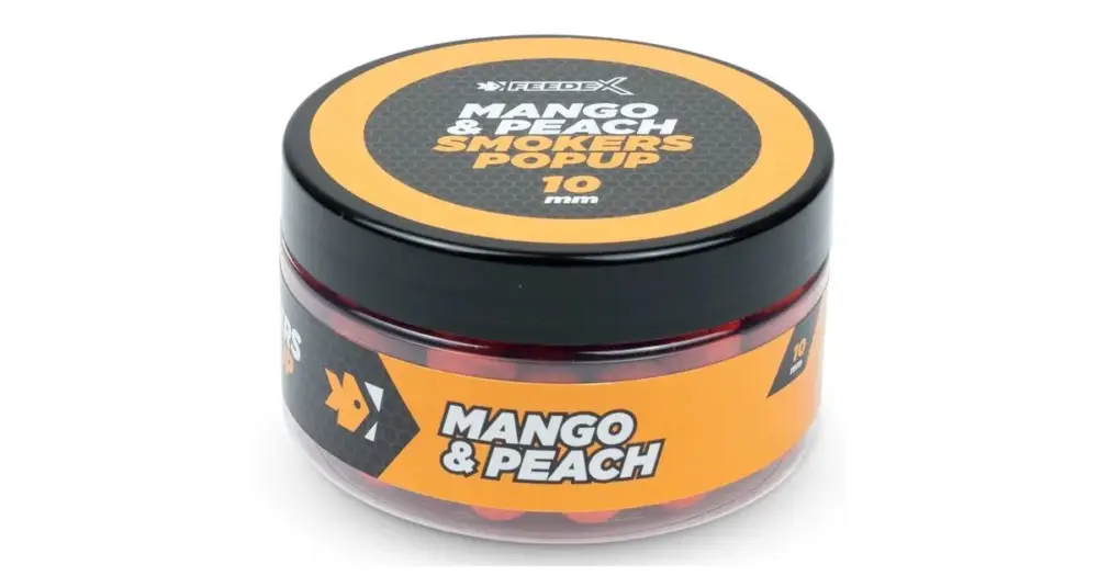 Feeder Expert Plovoucí Boilie Smokers Pop-Up 100 ml 10 mm - Mango Broskev Nízká Cena