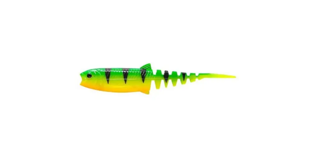 Savage Gear Gumová Nástraha Cannibal Minnow V-Tail Firetiger - 8 cm 3,4 g Výprodej