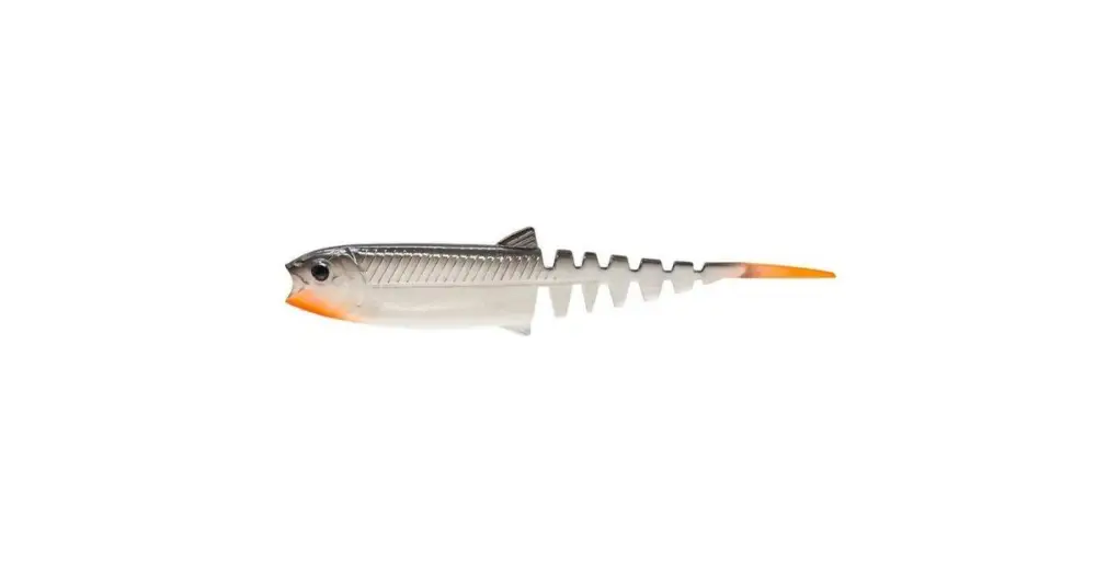Savage Gear Gumová Nástraha Cannibal Minnow V-Tail White Black Aktuální