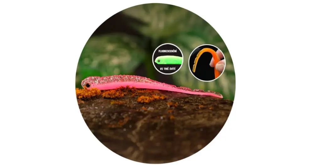 Odeslání Ihned Redbass Smáček Big Snake Pink G UV COLOR - 20 cm 24,5 g