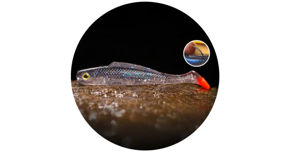Hit Sezóny RedBass Gumová Nástraha Ripper Kicker Super Natur RT UV COLOR - L 100 mm 6,7 g