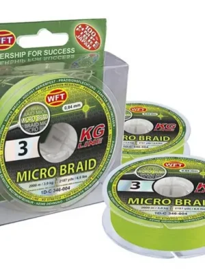 Značkový WFT Splétaná Šňůra Micro Braid KG Line 150 m - 0,08 mm 4,5 kg