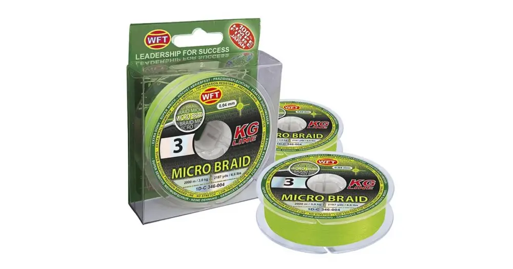 Značkový WFT Splétaná Šňůra Micro Braid KG Line 150 m - 0,08 mm 4,5 kg