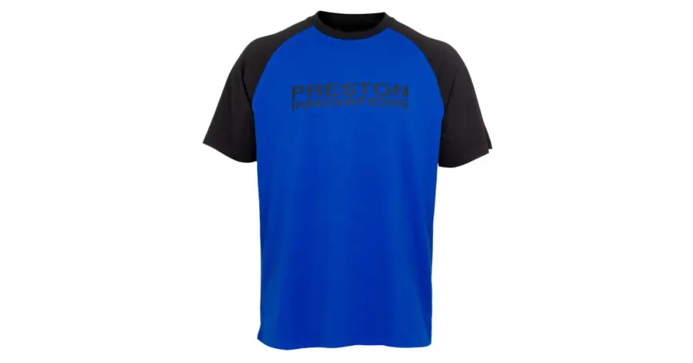 Preston Innovations Tričko Lightweight Blue Raglan T-Shirt - L Doprava Zdarma