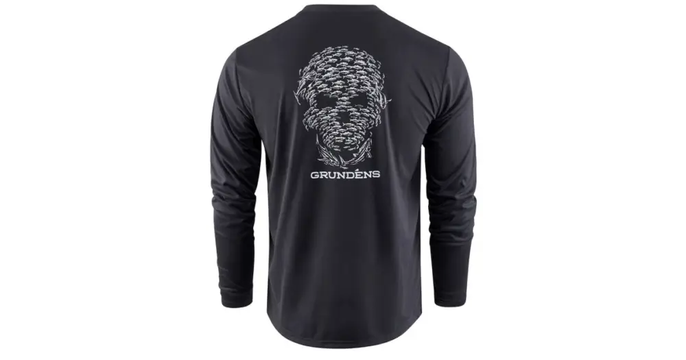 Nejprodávanější Grundéns Funkční UV Triko Bait Ball LS Tech Tee Black - XXL
