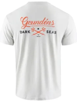 Zlevněný Grundéns Tričko Dark Seas X Grundens Common Bond SS T-Shirt Oyster - L