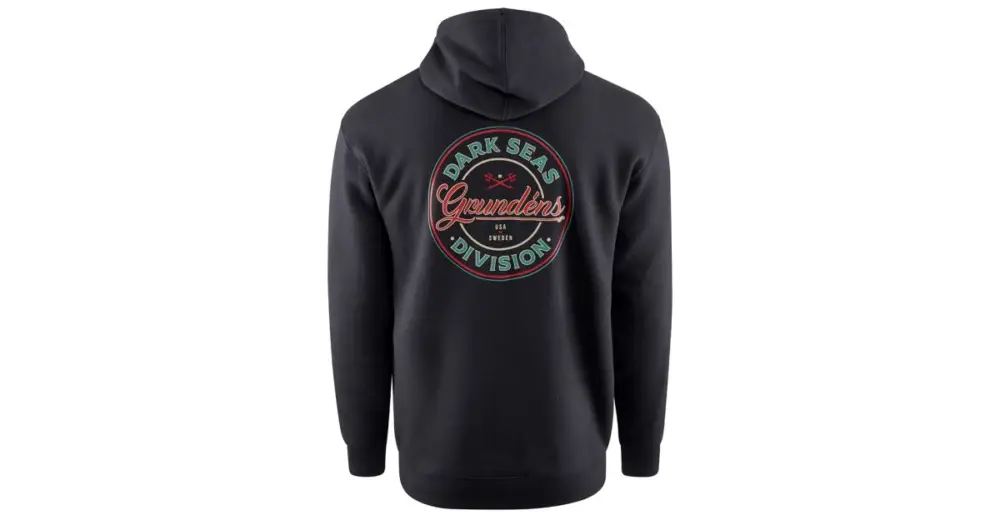 Grundéns Mikina Dark Seas X Grundens Instinctive FZ Hoodie Black - L Doprava Zdarma