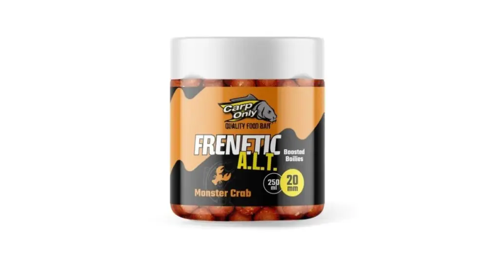 Carp Only Dipované Boilies Frenetic A.L.T. 20 mm 250 ml - Monster Crab Poslední Šance