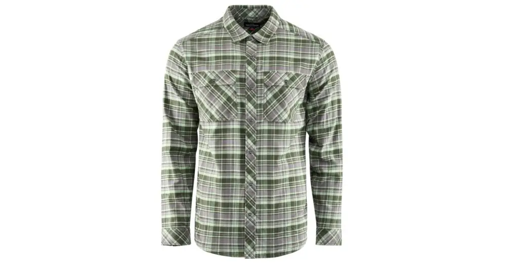 Akční Nabídka Grundéns Košile Dungeness Seawool Flannel Shirt Grass