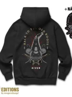 4ANGLERSDESIGN Mikina Back To The Old Roots - S Novinka