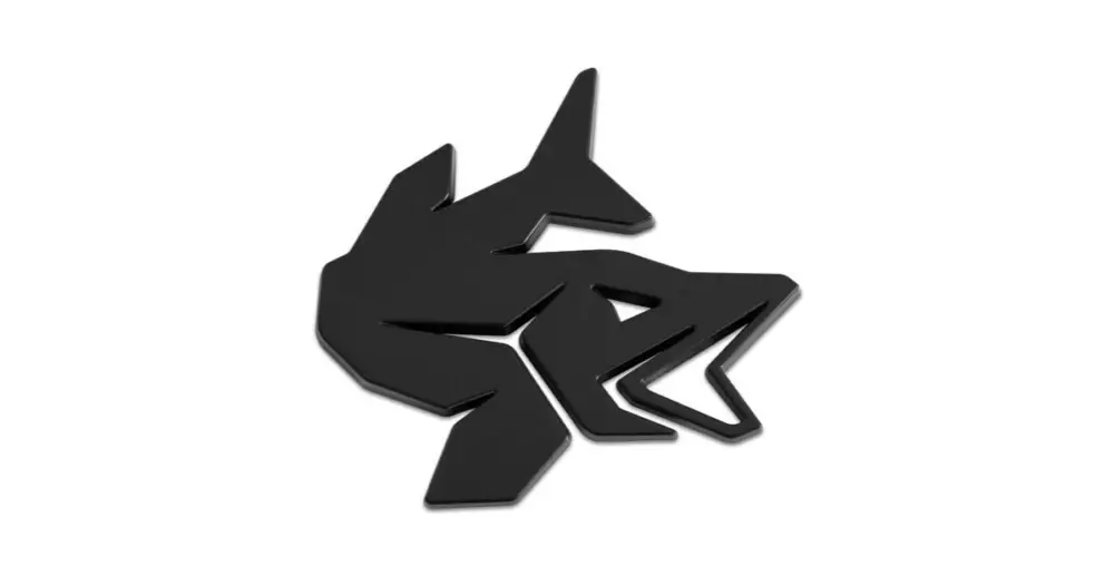 Koupit Online Delphin 3D Nálepka Pike Černá