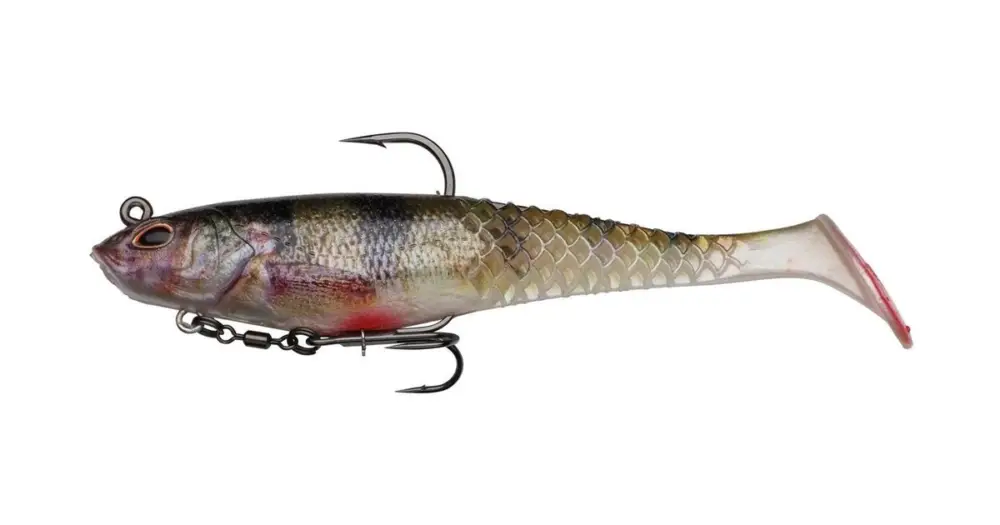 Akční Cena Berkley Gumová Nástraha Powerbait Cullshad Deep Sinking Perch - 15 cm 50 g