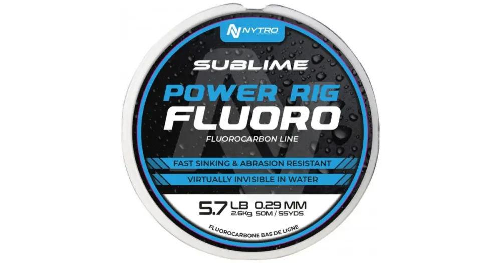 Horká Nabídka Nytro Fluorocarbon Sublime Power Rig Fluoro 50 m - 0,19 mm