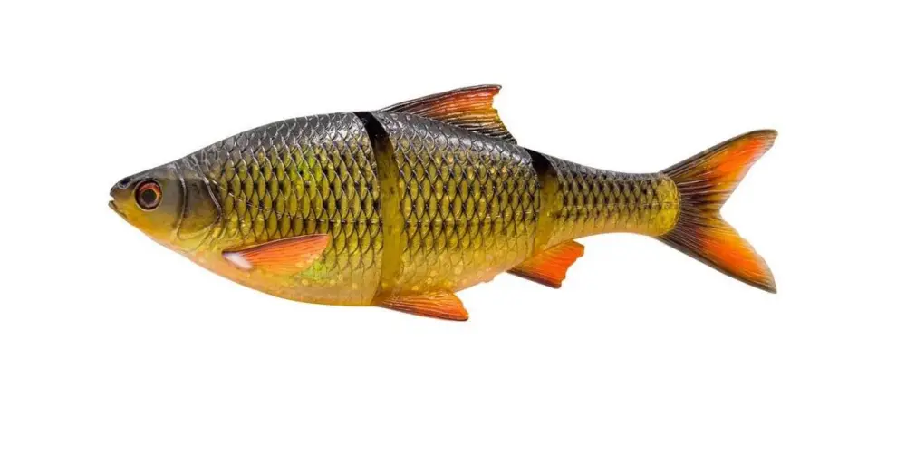 Savage Gear Gumová Nástraha 3D Line Thru Roach Slow Sinking Clear Rudd - 25 cm 206 g Nová Kolekce