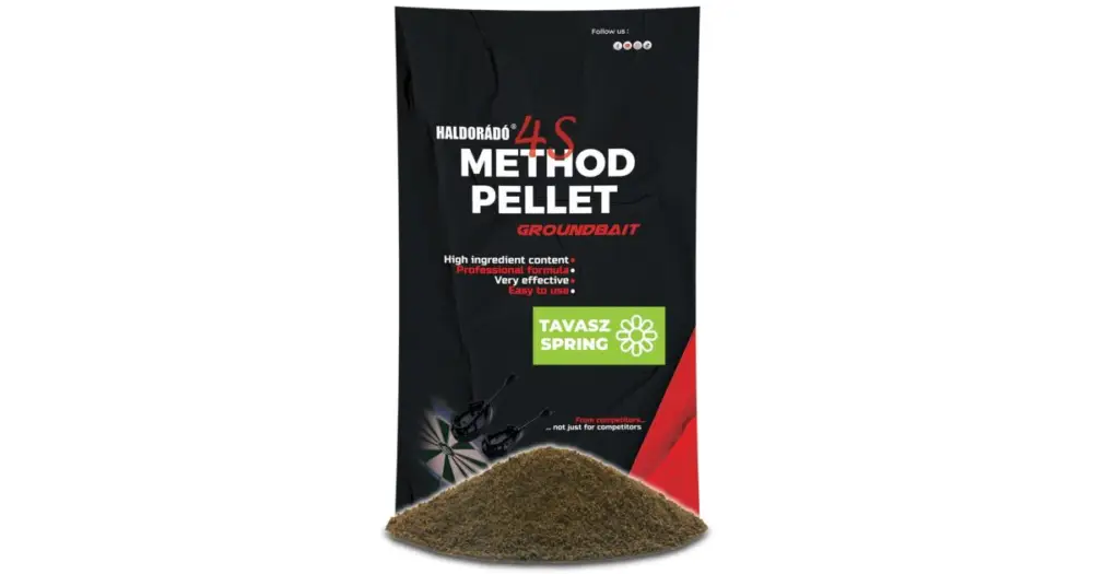 Haldorádó Krmítková Směs 4S Method Pellet Groundbait 400 g - Jaro Odeslání Ihned