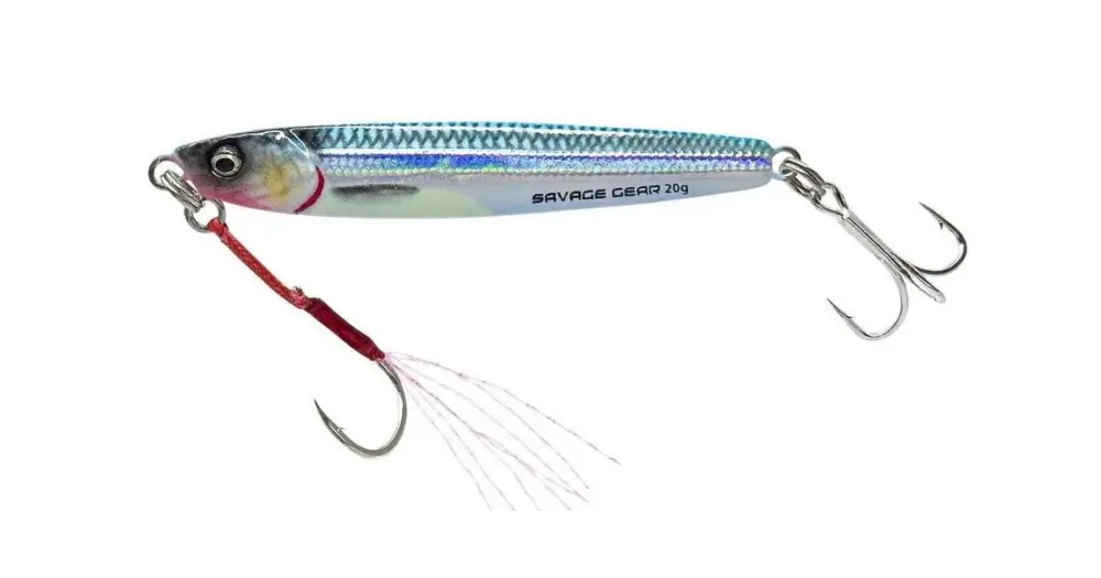 Poslední Šance Savage Gear Pilkr 3D Jig Minnow Sinking Glow Sardine - 5,4 cm 8 g