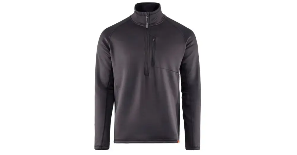 Nová Kolekce Grundéns Termoprádlo Grundies Thermal 1/2 Zip Black