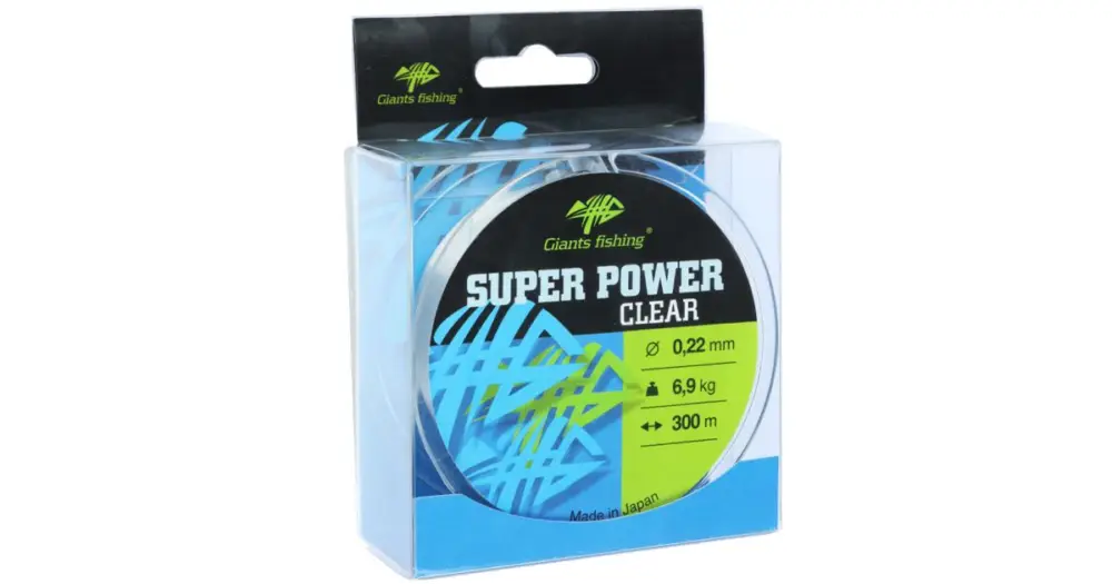 Sezónní Sleva Giants Fishing Vlasec Super Power Clear 300 m - 0,30 mm 12,6 kg