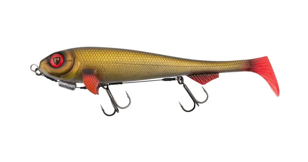 Jen Po Omezenou Doba Fox Rage Gumová Nástraha Super Slick Shad Loaded UV Golden Prey - 23 cm