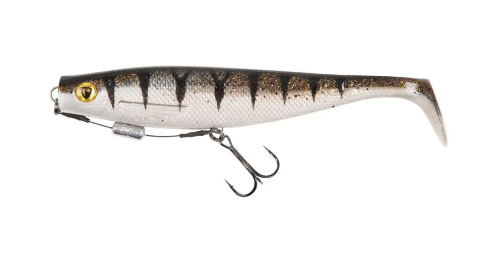 Fox Rage Gumová Nástraha Pro Shad Loaded Glitter Perch - 18 cm Nová Kolekce