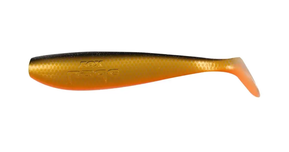 Fox Rage Gumová Nástraha Zander Pro Shad UV Golden Shiner - 7,5 cm Výprodej