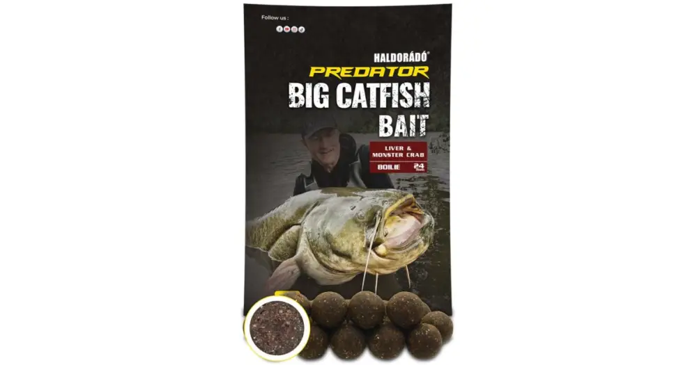 Haldorádó Boilies Catfish Bait Liver Monster Crab 1 kg Časově Omezené