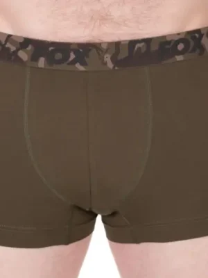 Značkový Fox Trenýrky Boxer Shorts Khaki/Black 2 ks - XL