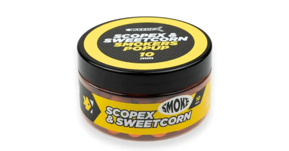 Feeder Expert Plovoucí Boilie Smokers Pop-Up 100 ml 10 mm - Scopex Kukuřice Zlevněný