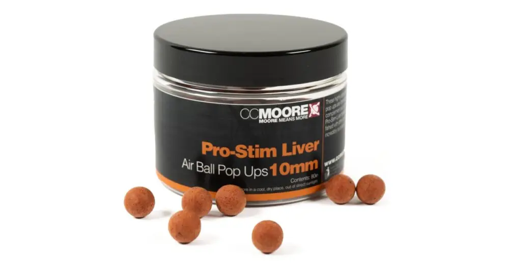 Expresní Doručení CC Moore Plovoucí Boilie Pro-Stim Liver Air Ball Pop Ups 12 mm - Natural