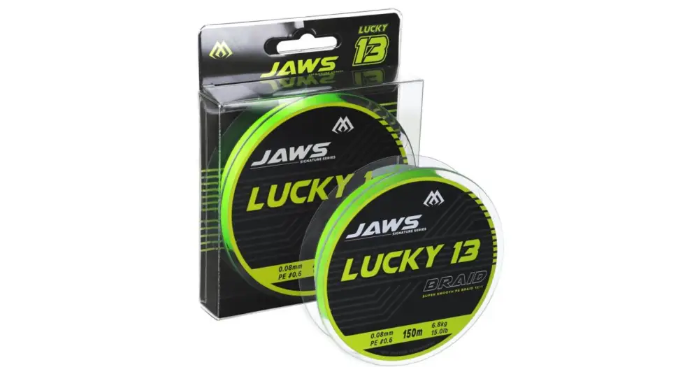 Mikado Splétaná Šňůra Jaws Lucky 13 Fluo Zelená 150 m - 0,18 mm 15 kg Speciální Cena