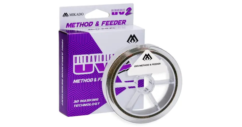 Vysoce Kvalitní Mikado Vlasec Ultraviolet II Method&Feeder 300 m - 0,14 mm 4,95 kg