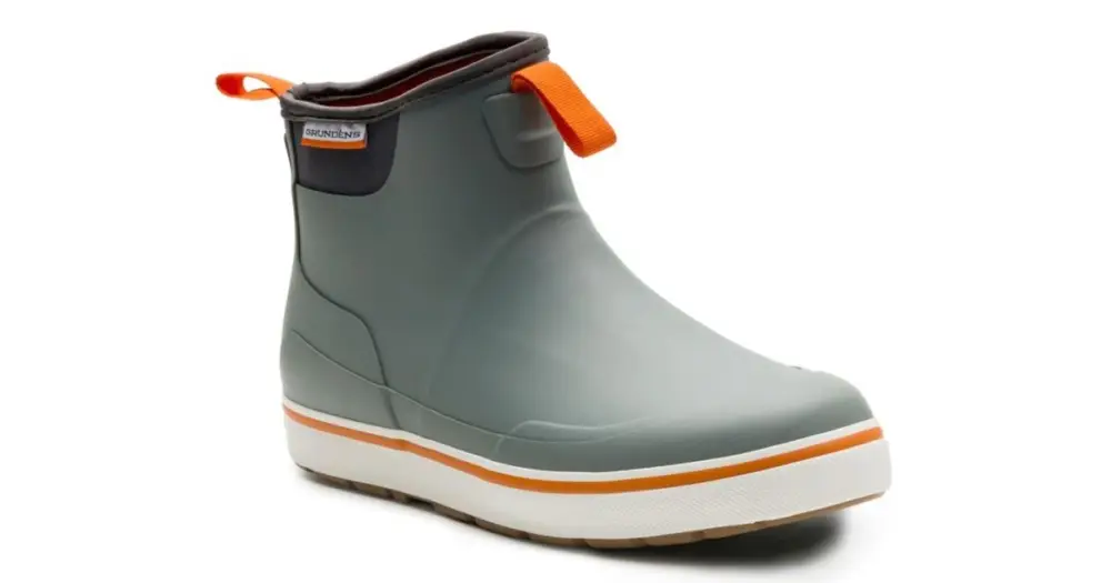 Grundéns Boty Deck-Boss Ankle Boot Monument Grey Finální Výprodej