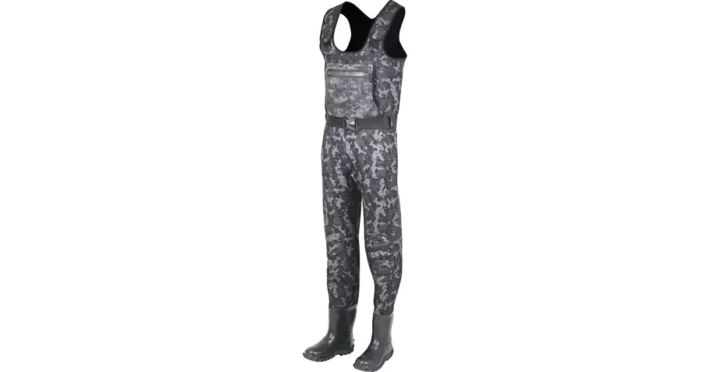 Cenově Výhodný Kinetic Neoprenové Prsačky Neorush Bootfoot Cleated Grey Camo - EU 42-43 (UK 7,5-8,5)