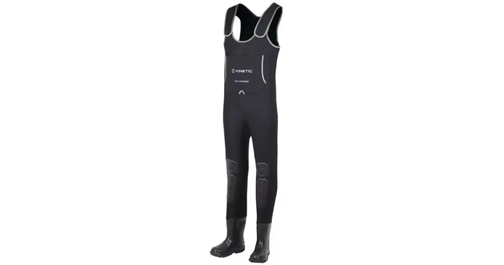 Kinetic Neoprenové Prsačky Neobreeze Bootfoot Cleated Black - EU 46-47 (UK 11-11,5) Časově Omezené