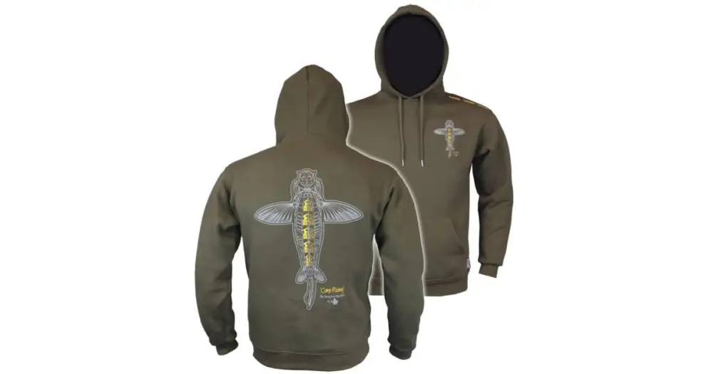 Vrácení Zdarma Vass Mikina Carp Rising Hoodie Khaki