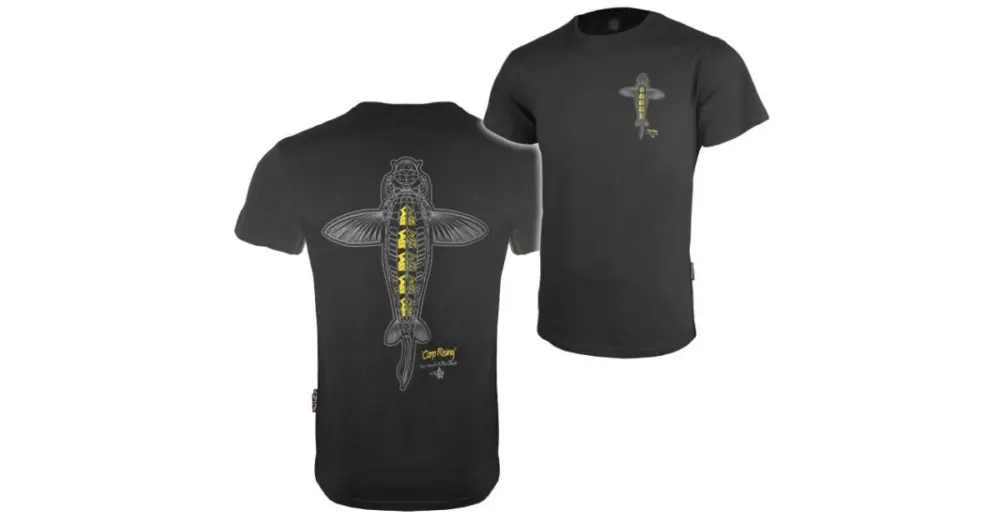 Vass Tričko Carp Rising T-Shirt Black - XXXL Ověřený