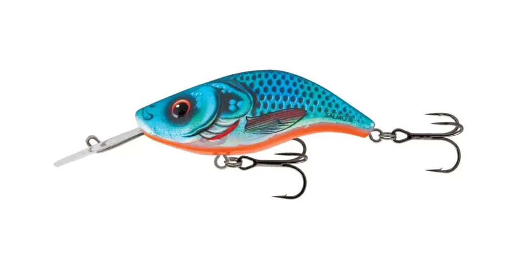 Horká Nabídka Salmo Wobler Sparky Shad Floating Blue Holographic Shad 4 cm