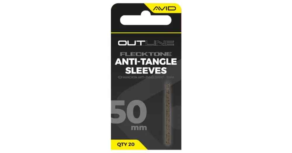 Bezpečná Platba Avid Carp Převleky Proti Zamotání Outline FleckTone Anti-Tangle Sleeve - 50 mm