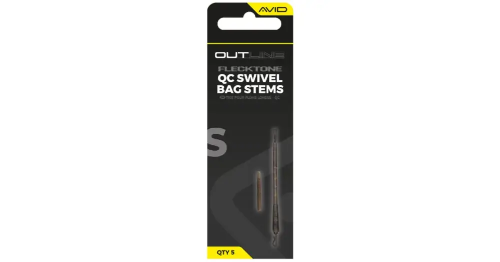 Akční Nabídka Avid Carp Montáž Outline FleckTone QC Swivel Bag Stems - Short