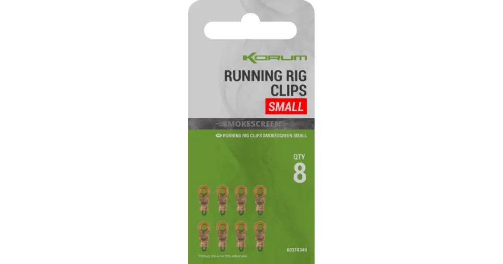 Nízká Cena Korum Montáž Smokescreen Running Rig Clips - Small