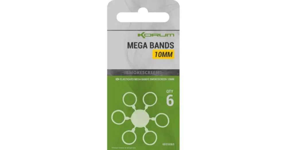Must-Have Korum Kroužky Smokescreen Mega Bands - 10 mm