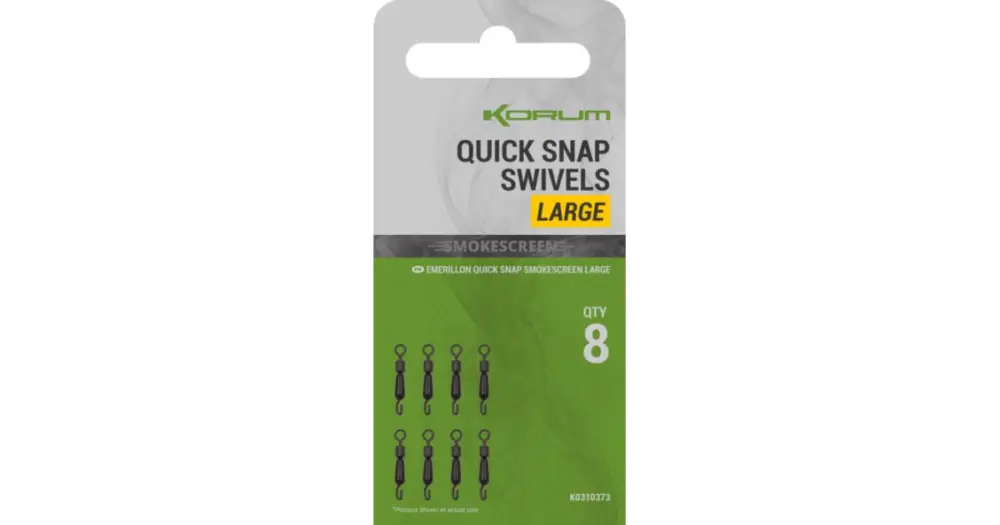 Doprava Zdarma Korum Obratlík Smokescreen Quick Snap Swivel - Small