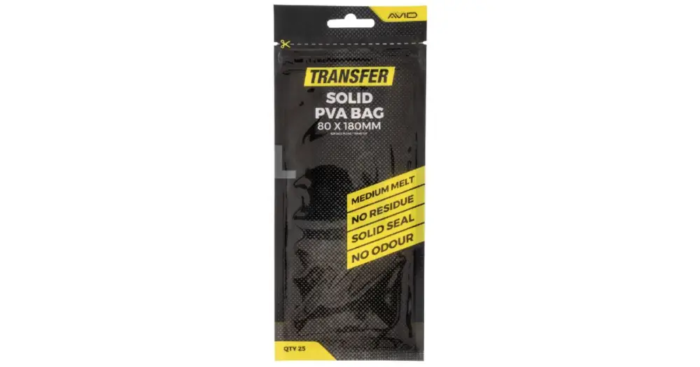 Avid Carp PVA Sáčky Transfer Solid PVA Bag - Large (80x180 mm) Víkendová Akce