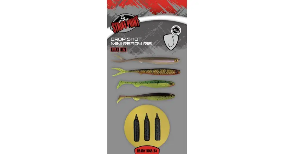 Fox Rage Montáž Drop Shot Micro Ready Rig 3 ks - Velikost 2 Nová Kolekce