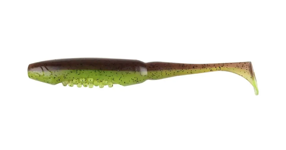 Hit Sezóny Fox Rage Gumová Nástraha Scent Shad Green Pumpkin - 7 cm