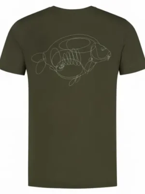 Akční Nabídka Korda Tričko One Liner Tee Olive